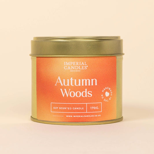 Autumn Woods- Tin Candle