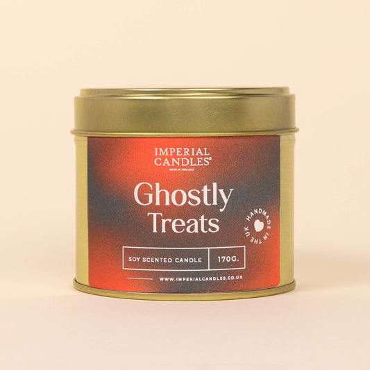 Ghostly Treats - Tin Candle