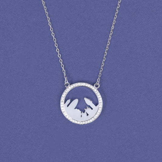 ‘’London Skyline’’ 925 Sterling Silver Necklace