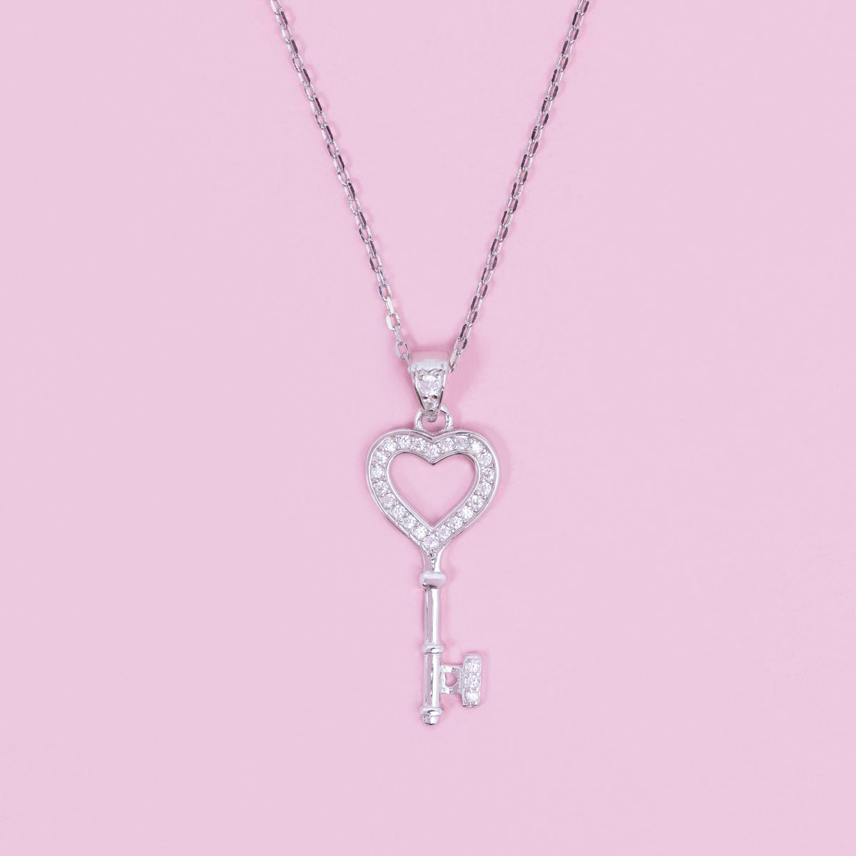 ‘’Key’’ 925 Sterling Silver Necklace