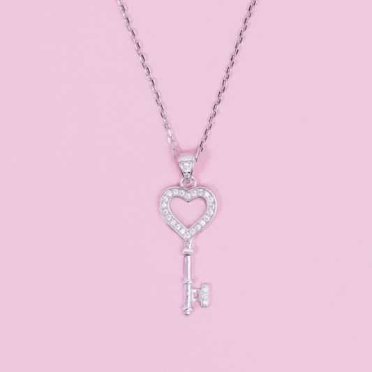‘’Key’’ 925 Sterling Silver Necklace