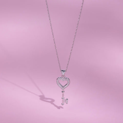 ‘’Key’’ 925 Sterling Silver Necklace