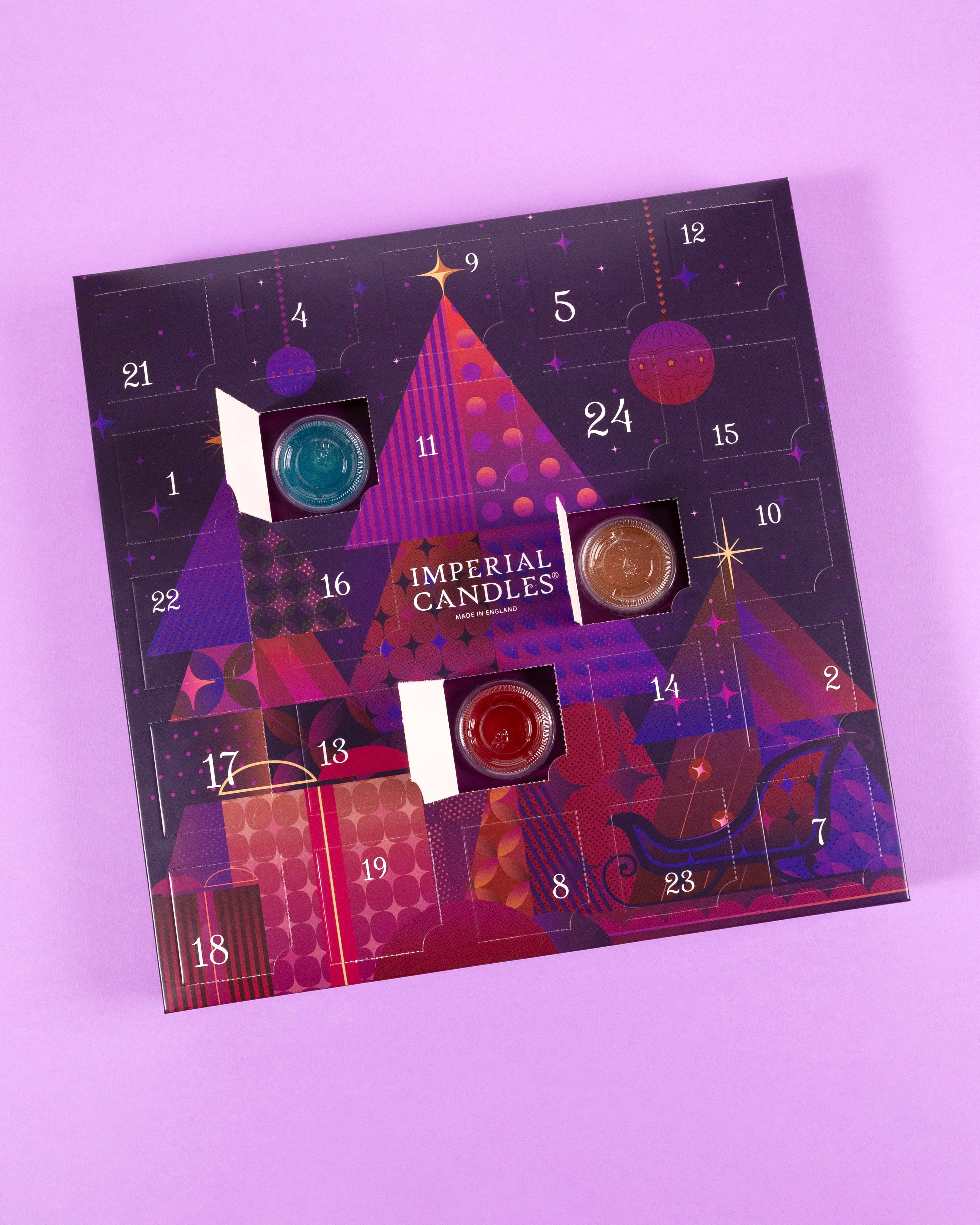 Advent Calendar 2024 24 Gel Wax Melts Imperial Candles