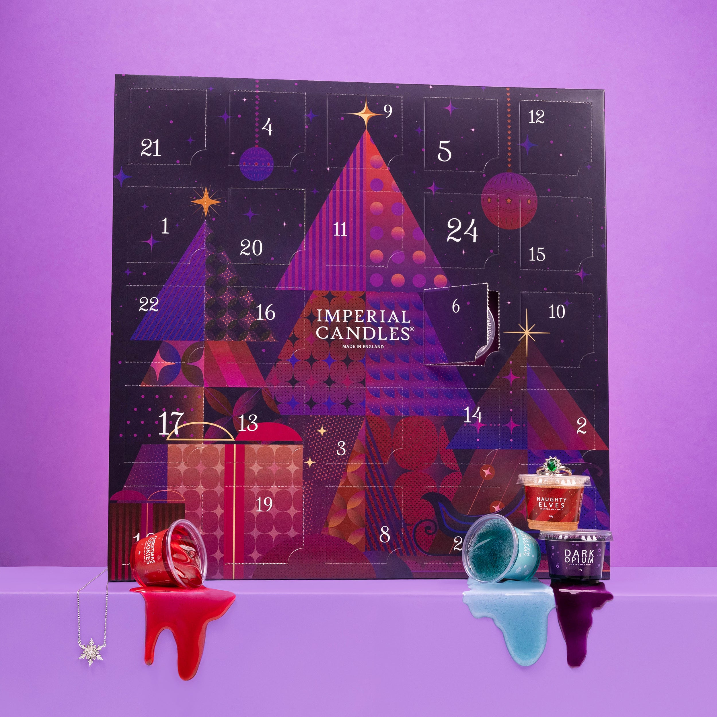 Advent Calendar 2024 24 Gel Wax Melts Imperial Candles