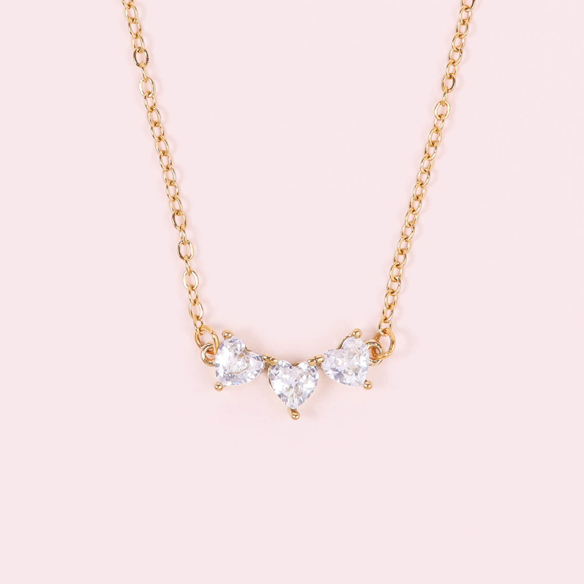 Forever Trio Heart Necklace