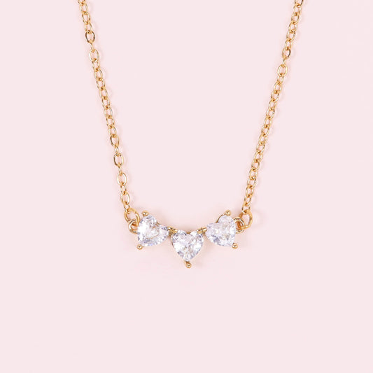 Forever Trio Heart Necklace