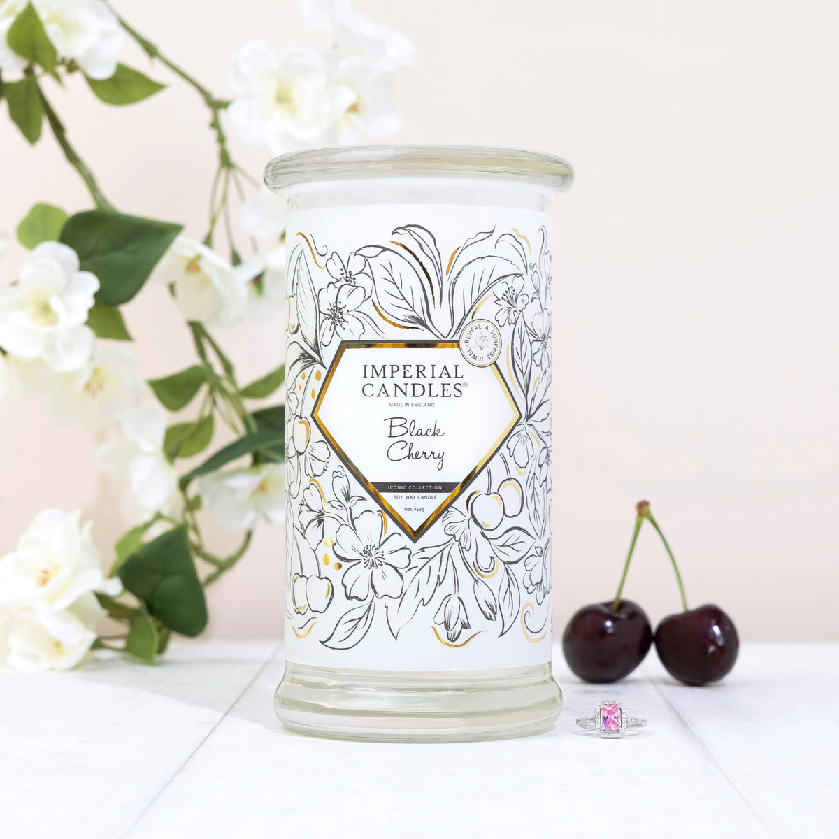 Black Cherry - Iconic Jewellery Candle – Imperial Candles