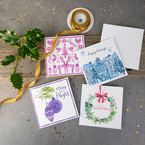 Merry and Bright - Greeting Card