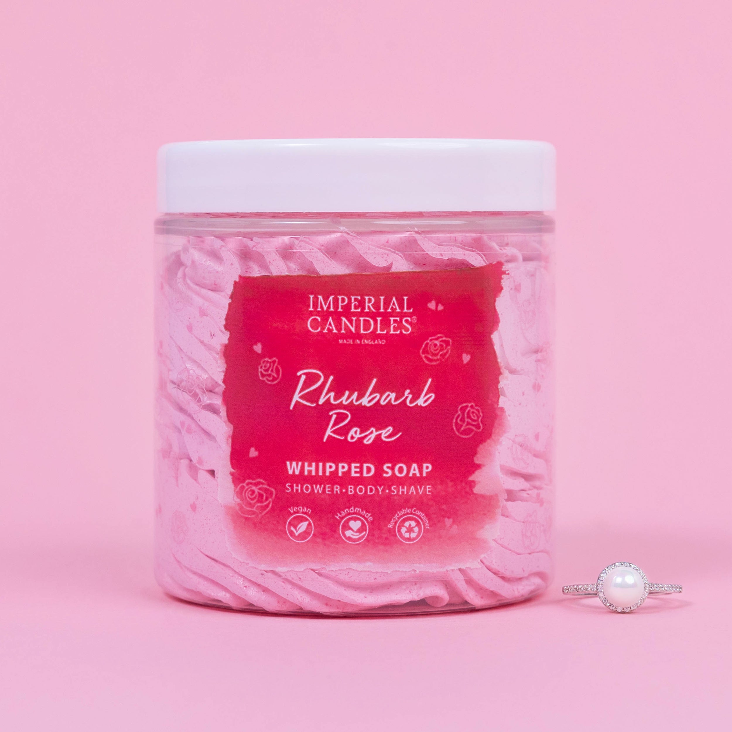 Rhubarb Rose - Whipped Soap