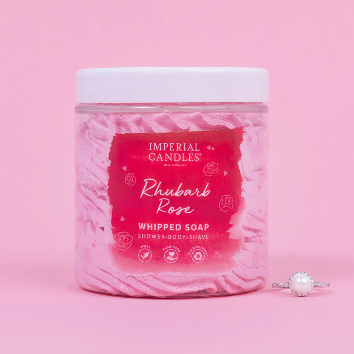 Rhubarb Rose - Whipped Soap