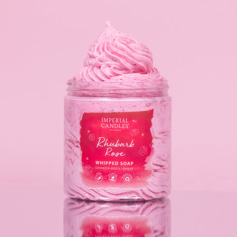 Rhubarb Rose - Whipped Soap