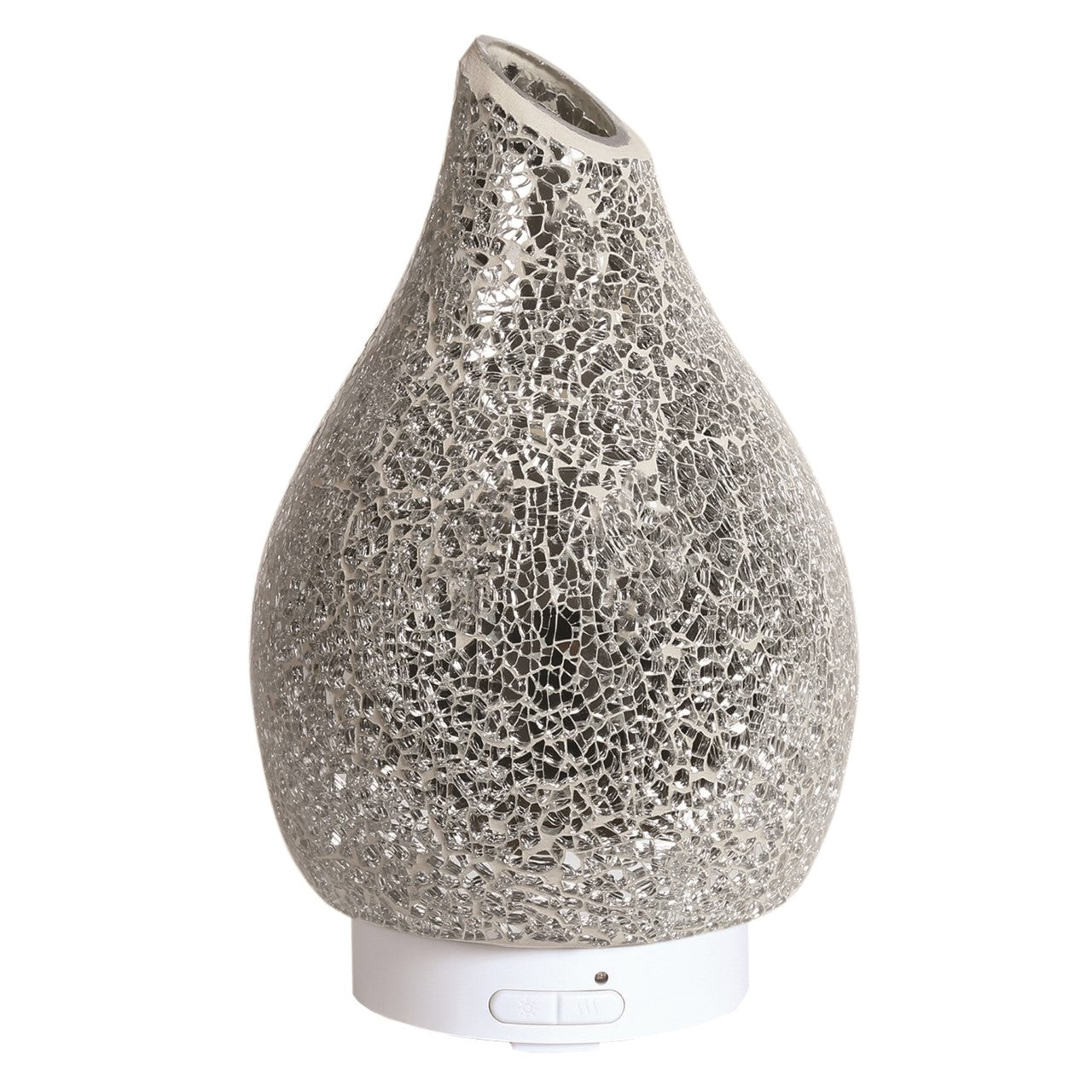 Silver Crackle -  LED Ultrasonic Diffuser
